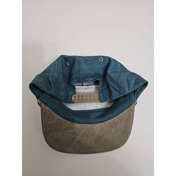 Juniata Recreation Honda/Kawasaki Indian Chief Logo String Cobra Cap Green Hat - Picture 2 of 3